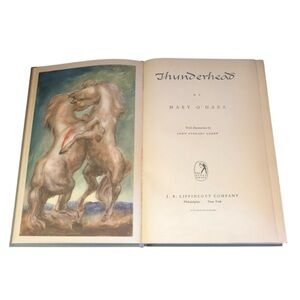 Vintage Hardcover Thunderhead by Mary O’Hara 1943 - Classic Horse Novel